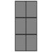 Ușă glisantă, negru, 90x205 cm, sticlă securizată și aluminiu - WALTI WALTI