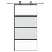 Ușă glisantă, negru, 102,5x205 cm, sticlă securizată/aluminiu - WALTI WALTI
