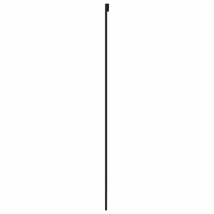 Ușă glisantă, negru, 102,5x205 cm, sticlă securizată/aluminiu - WALTI WALTI