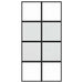 Ușă glisantă, negru, 102,5x205 cm, sticlă securizată/aluminiu - WALTI WALTI
