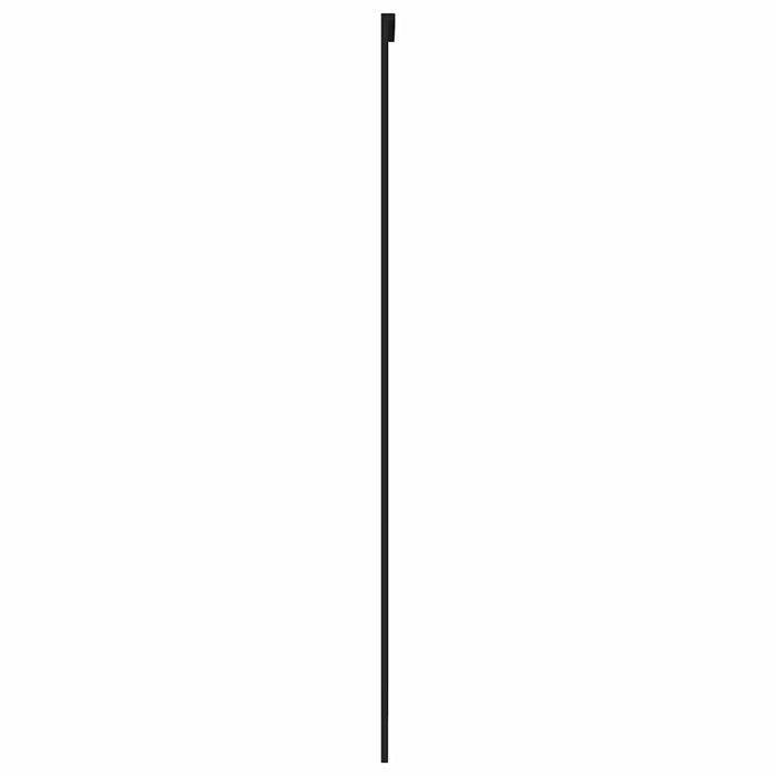 Ușă glisantă, negru, 102,5x205 cm, sticlă securizată/aluminiu - WALTI WALTI