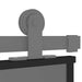 Ușă glisantă, negru, 90x205 cm, sticlă securizată și aluminiu - WALTI WALTI