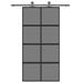 Ușă glisantă, negru, 102,5x205 cm, sticlă securizată/aluminiu - WALTI WALTI