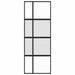 Ușă glisantă, negru, 76x205 cm, sticlă securizată și aluminiu - WALTI WALTI