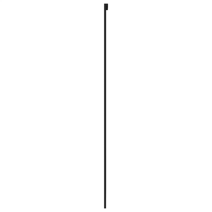 Ușă glisantă, negru, 76x205 cm, sticlă securizată și aluminiu - WALTI WALTI