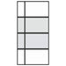 Ușă glisantă, negru, 102,5x205 cm, sticlă securizată/aluminiu - WALTI WALTI