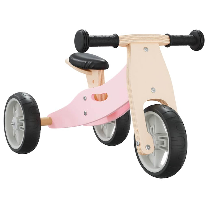 Bicicletă de echilibru pentru copii 2 în 1, roz WALTI