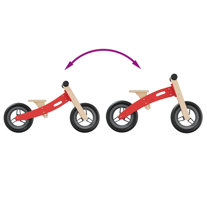 Bicicletă de echilibru pentru copii, roșu WALTI