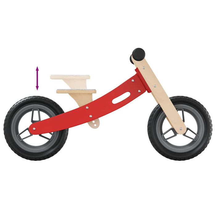 Bicicletă de echilibru pentru copii, roșu WALTI
