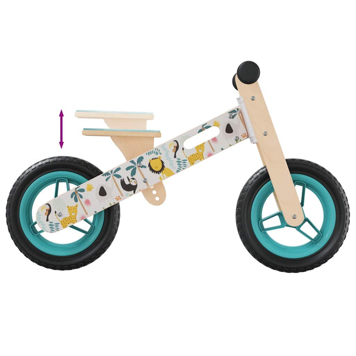 Bicicletă de echilibru pentru copii, imprimeu și albastru WALTI