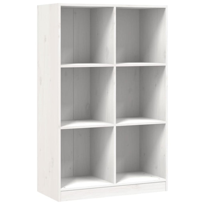 Bibliotecă, alb, 70x33x110 cm, lemn masiv de pin - WALTI WALTI