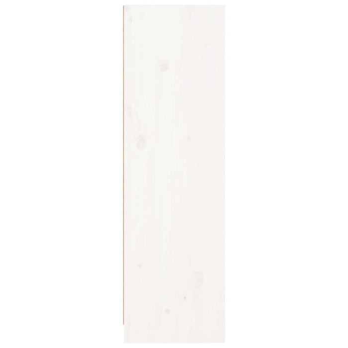 Bibliotecă, alb, 70x33x110 cm, lemn masiv de pin - WALTI WALTI