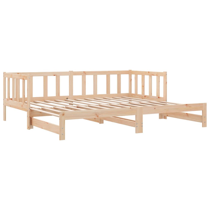 Pat de zi cu extensie, 90x190 cm, lemn masiv de pin - WALTI WALTI