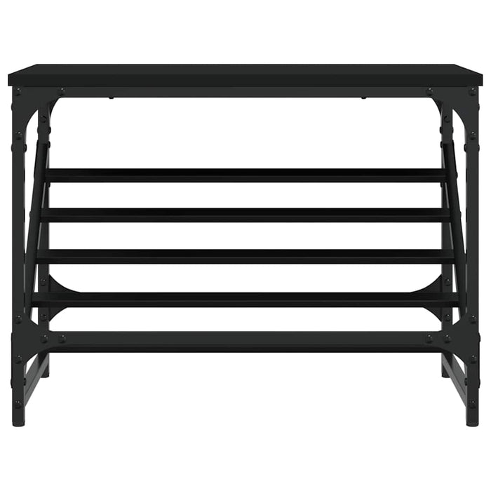 Suport pantofi, negru, 60x30x45 cm, lemn prelucrat - WALTI WALTI