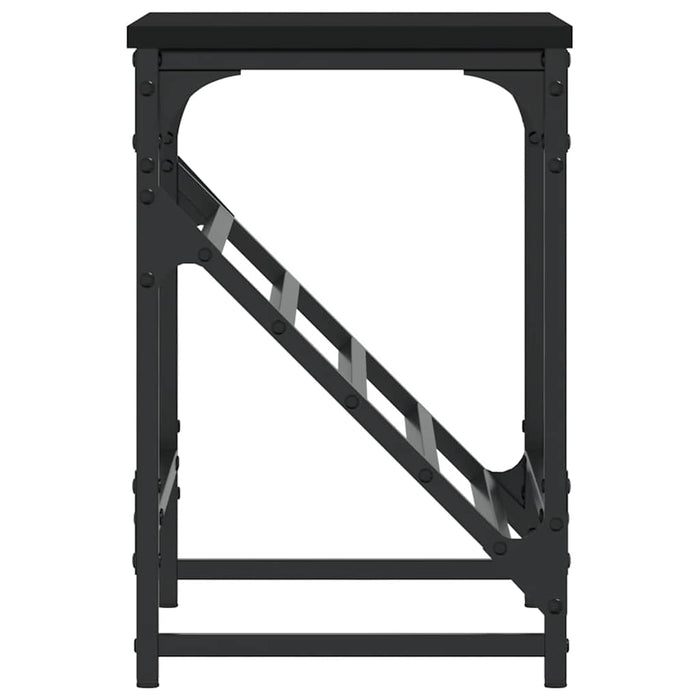 Suport pantofi, negru, 60x30x45 cm, lemn prelucrat - WALTI WALTI