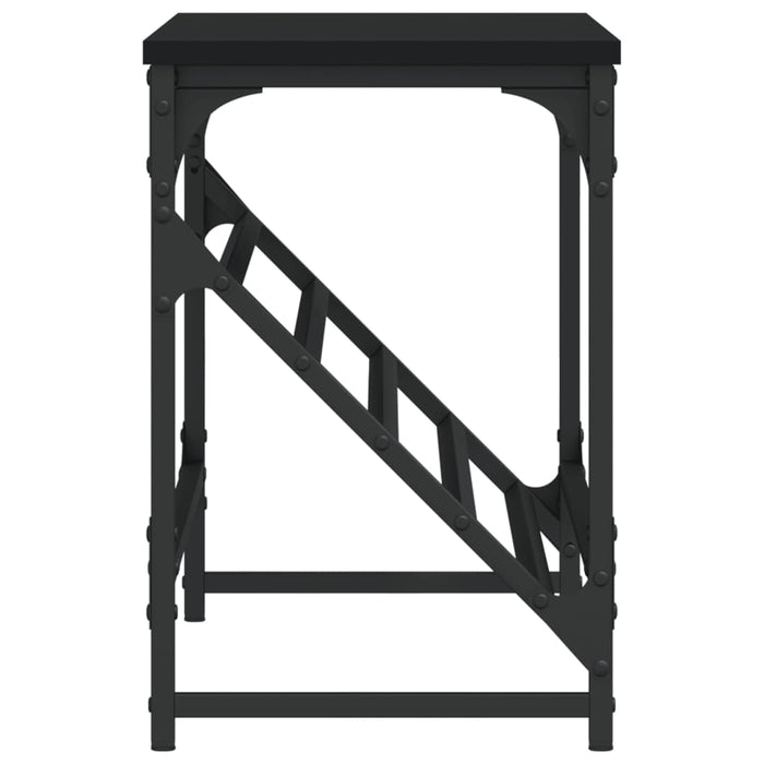 Suport pantofi, negru, 90x30x45 cm, lemn prelucrat - WALTI WALTI
