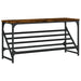 Pantofar, stejar fumuriu, 90x30x45cm, lemn prelucrat - WALTI WALTI