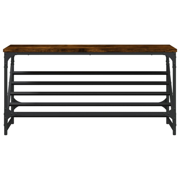 Pantofar, stejar fumuriu, 90x30x45cm, lemn prelucrat - WALTI WALTI