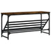 Pantofar, stejar fumuriu, 90x30x45cm, lemn prelucrat - WALTI WALTI