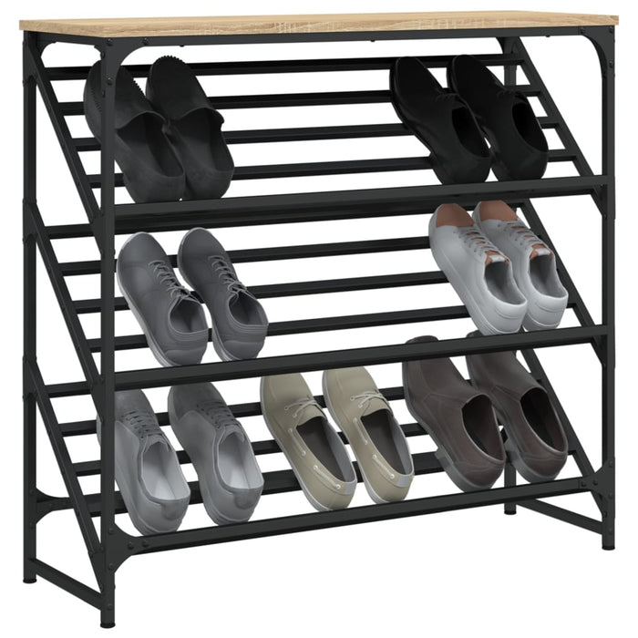 Suport de pantofi, stejar sonoma, 90x30x85 cm, lemn prelucrat - WALTI WALTI