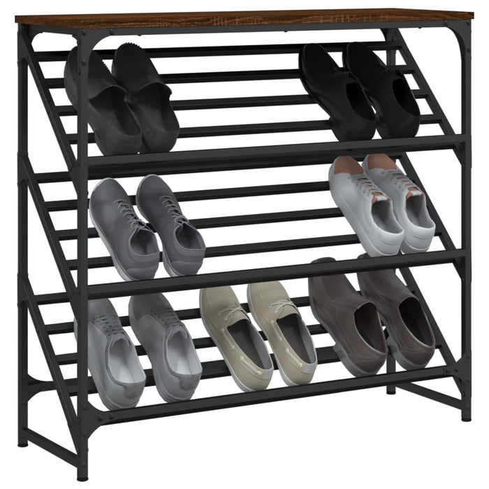 Pantofar, stejar maro, 90x30x85 cm, lemn prelucrat - WALTI WALTI