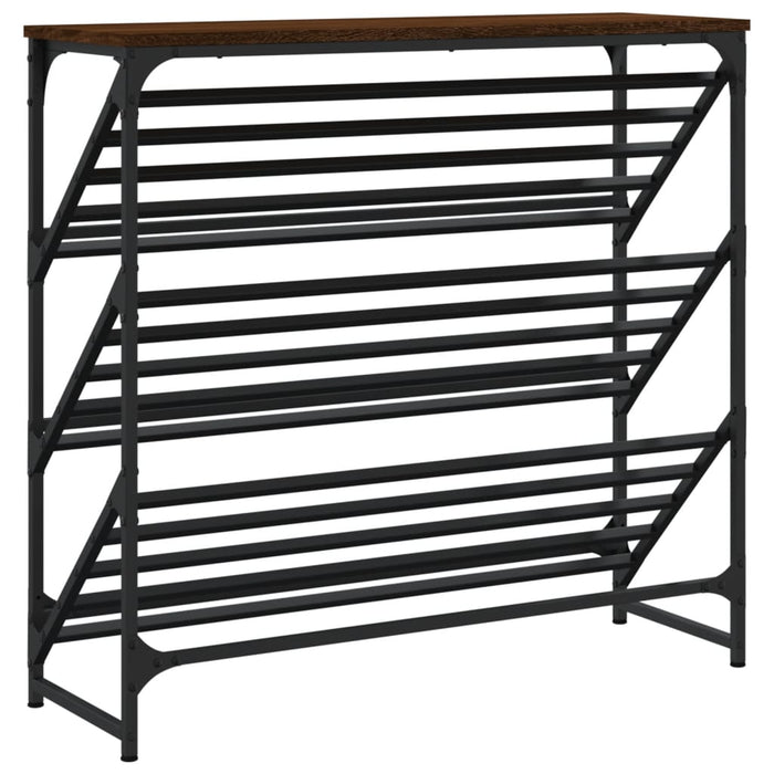 Pantofar, stejar maro, 90x30x85 cm, lemn prelucrat - WALTI WALTI
