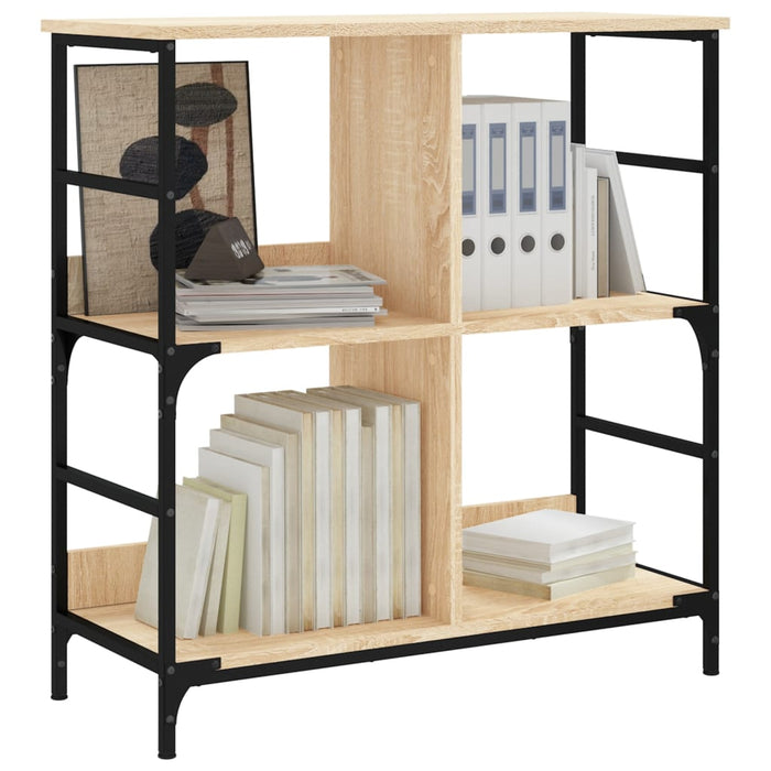 Bibliotecă, stejar sonoma, 78,5x33x82 cm, lemn prelucrat - WALTI WALTI