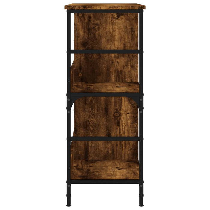 Bibliotecă, stejar fumuriu, 78,5x33x82 cm, lemn prelucrat - WALTI WALTI