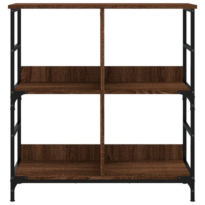 Bibliotecă, stejar maro, 78,5x33x82 cm, lemn prelucrat WALTI
