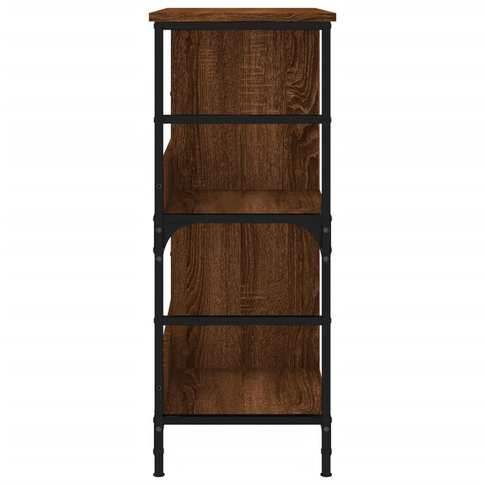 Bibliotecă, stejar maro, 78,5x33x82 cm, lemn prelucrat WALTI