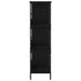 Bibliotecă, negru, 78,5x33x117,5 cm, lemn prelucrat - WALTI WALTI