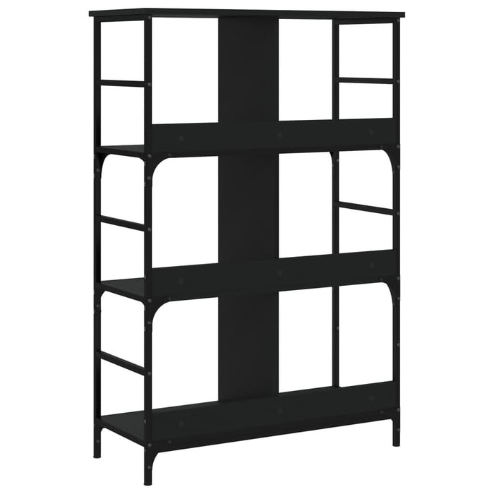 Bibliotecă, negru, 78,5x33x117,5 cm, lemn prelucrat - WALTI WALTI