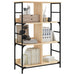 Bibliotecă, stejar sonoma, 78,5x33x117,5 cm, lemn prelucrat - WALTI WALTI