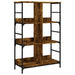Bibliotecă, stejar fumuriu, 78,5x33x117,5 cm, lemn prelucrat - WALTI WALTI