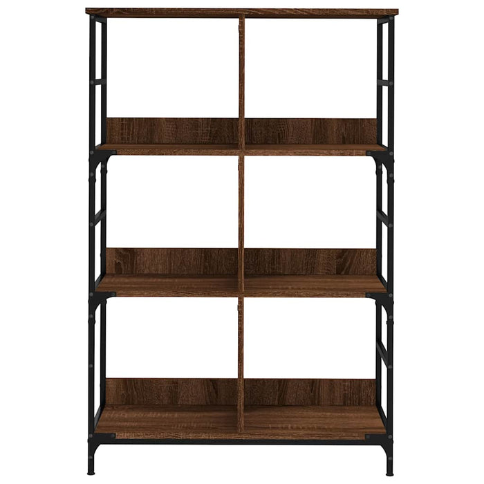 Bibliotecă, stejar maro, 78,5x33x117,5 cm, lemn prelucrat - WALTI WALTI