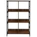 Bibliotecă, stejar maro, 78,5x33x117,5 cm, lemn prelucrat - WALTI WALTI