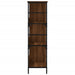 Bibliotecă, stejar maro, 78,5x33x117,5 cm, lemn prelucrat - WALTI WALTI