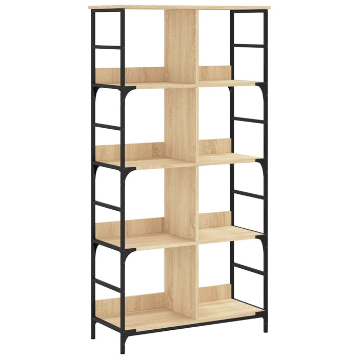 Bibliotecă, stejar sonoma, 78,5x33x153 cm, lemn prelucrat - WALTI WALTI
