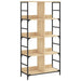 Bibliotecă, stejar sonoma, 78,5x33x153 cm, lemn prelucrat - WALTI WALTI