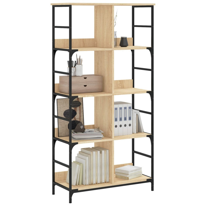 Bibliotecă, stejar sonoma, 78,5x33x153 cm, lemn prelucrat - WALTI WALTI