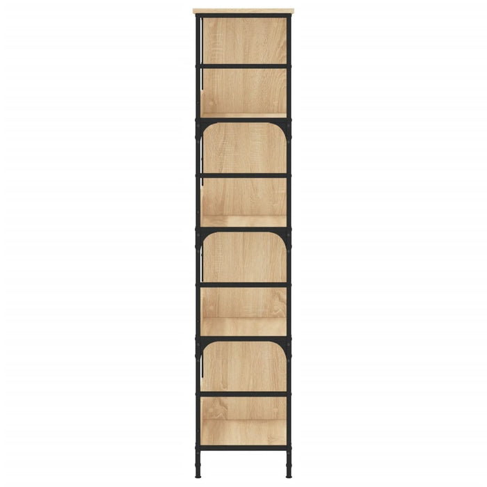 Bibliotecă, stejar sonoma, 78,5x33x153 cm, lemn prelucrat - WALTI WALTI