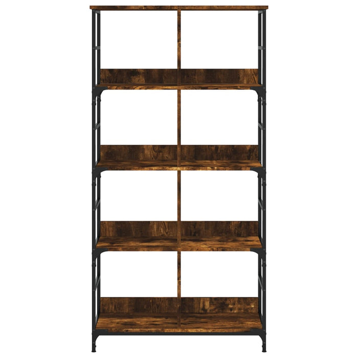 Bibliotecă, stejar fumuriu, 78,5x33x153 cm, lemn prelucrat - WALTI WALTI