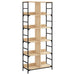 Bibliotecă, stejar sonoma, 78,5x33x188,5 cm, lemn prelucrat - WALTI WALTI