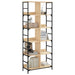 Bibliotecă, stejar sonoma, 78,5x33x188,5 cm, lemn prelucrat - WALTI WALTI