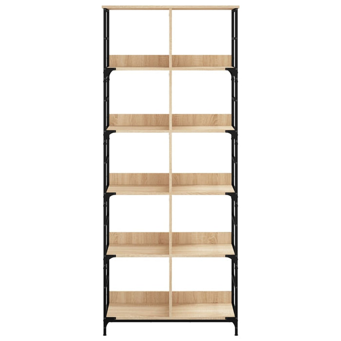 Bibliotecă, stejar sonoma, 78,5x33x188,5 cm, lemn prelucrat - WALTI WALTI