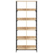 Bibliotecă, stejar sonoma, 78,5x33x188,5 cm, lemn prelucrat - WALTI WALTI