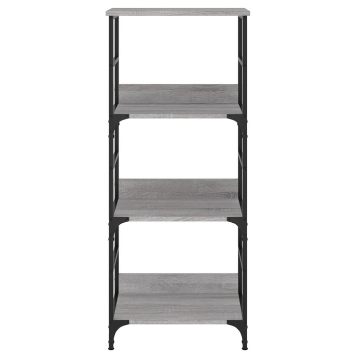 Raft de cărți gri sonoma 50x33x117,5 cm lemn prelucrat - WALTI WALTI