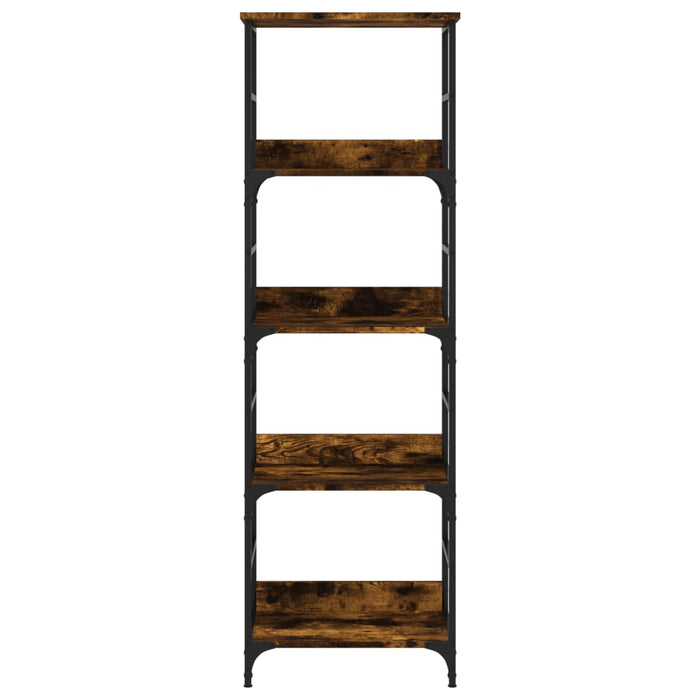 Bibliotecă, stejar fumuriu, 50x33x153 cm, lemn prelucrat - WALTI WALTI