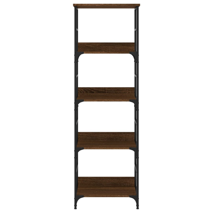 Bibliotecă, stejar maro, 50x33x153 cm, lemn prelucrat WALTI