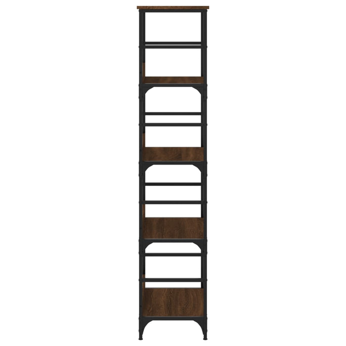 Bibliotecă, stejar maro, 50x33x153 cm, lemn prelucrat WALTI